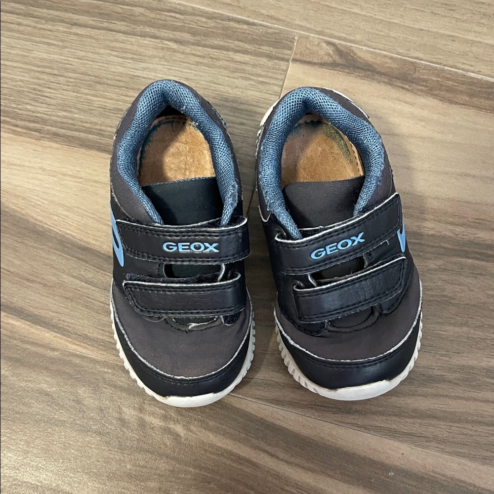 Geox Kids Sneakers in Black and Blue